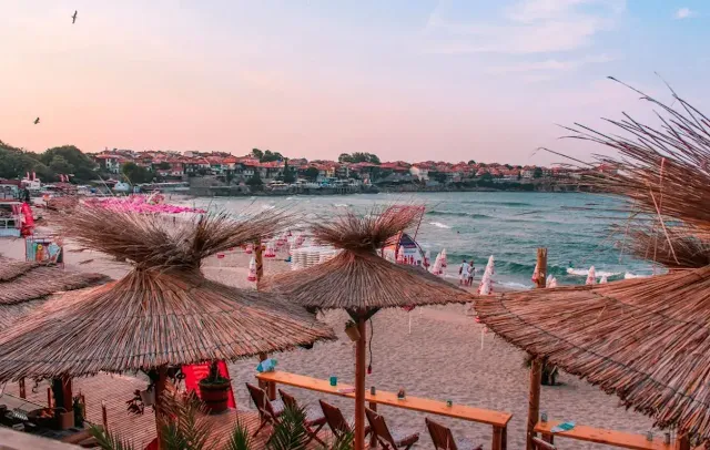 Evening at Sozopol Beach