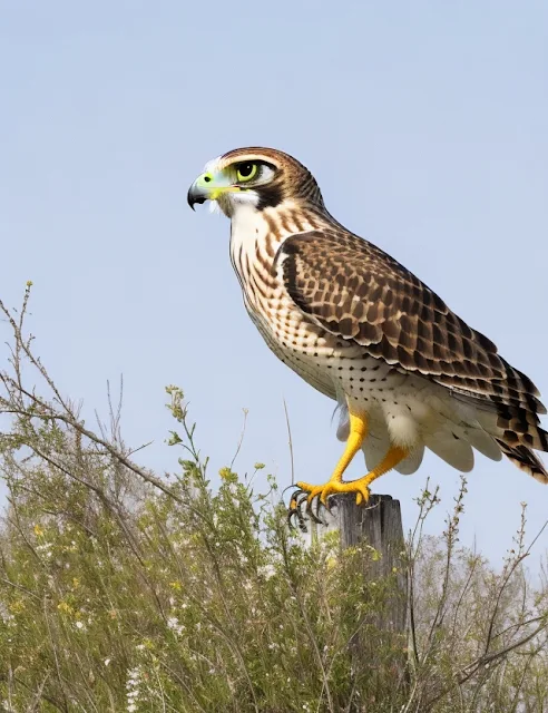 How many species of Falcon? The part one  wikipidya/Various Useful Articles The Falcon The Peregrine Falcon The Gyrfalcon The Pygmy Falcon The Prairie Falcon The Grey Falcon The Brown Falcon The Aplomado falcon The Red-footed Falcon The Saker Falcon The Black Falcon