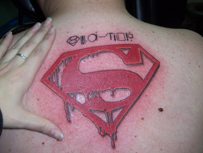 superman tattoo designs. The normal Superman logo