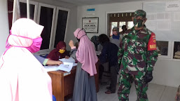   Babinsa Kembaran Kulon Tetap Semangat Mendampingi di Tengah Pandemik