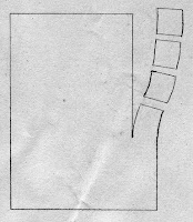 drawing of cutting foundations squares from a sheet of fabric