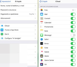 Servizio iCloud