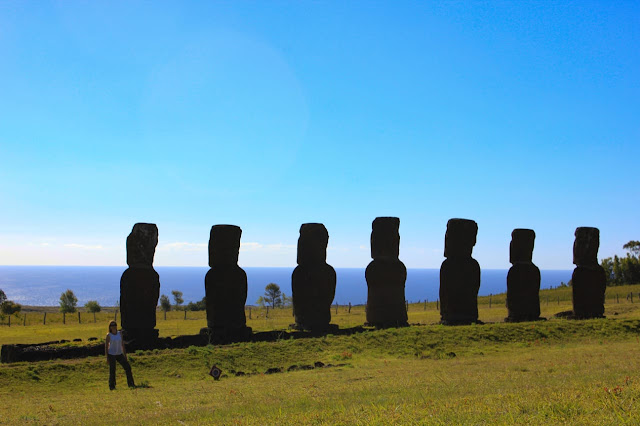 Ilha de Páscoa com crianças