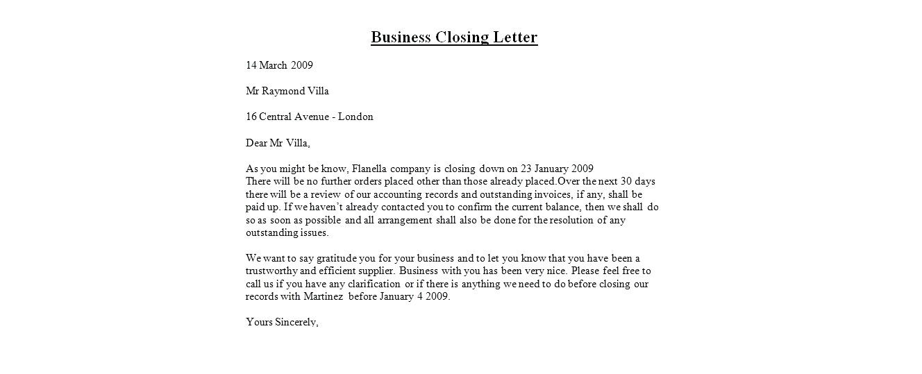 How To End A Business Letter Complete Guide How To End A Business Letter Complete Guide