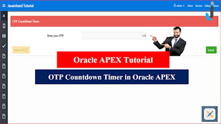 OTP Timer in Oracle APEX