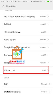 Cara Menonaktifkan Fungsi Tombol Volume Android