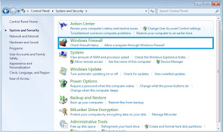 Cara Mudah Mematikan Firewall di Windows 7