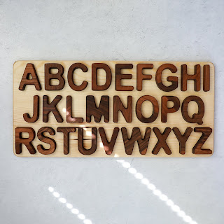 Wooden Alphabet Puzzle | Playroom Collective