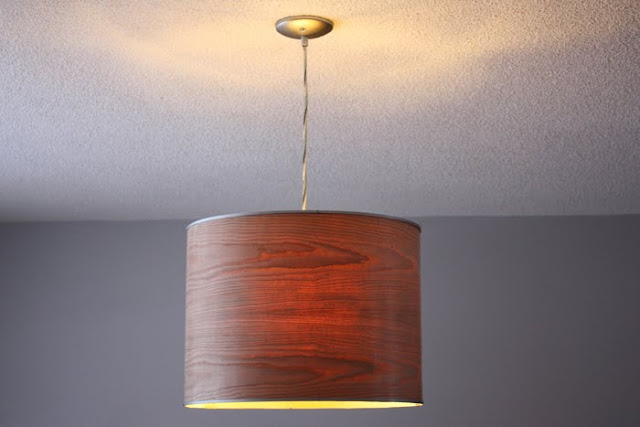 Ikea Rutbo turned Wood Veneer Pendant