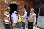 melalui Door to Door System (DDS), kali ini Polres Gayo Lues blusukan ke desa badak bagikan bantuan kemanusiaan untuk Negeri