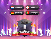 Euro 2012 logo and group B