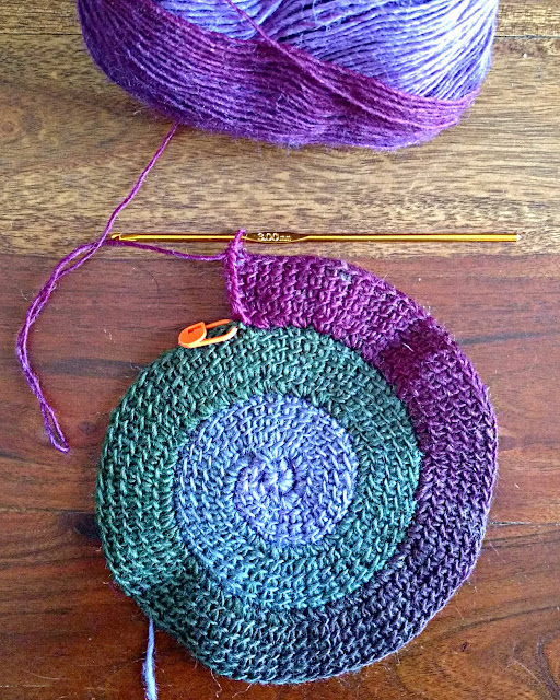 tunisian crochet spiral