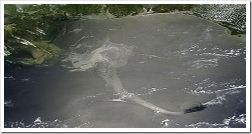 Oil Slick as seen from space Oil Slick as seen from space