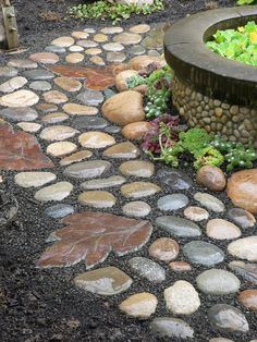 Aprenda a fazer mosaico de pedras para seu jardim (jardinagem)