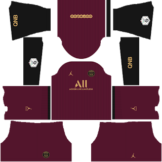Paris Saint-Germain (PSG) - Dream League Soccer 2021 Forma Kits & Logo