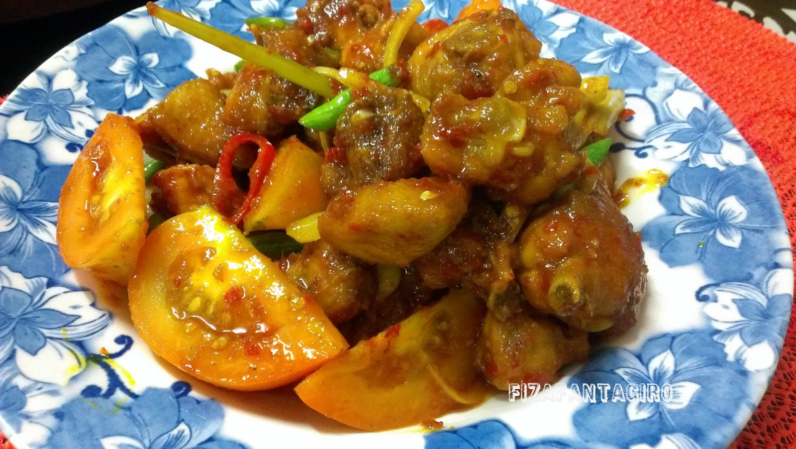 resepi ayam masak thai