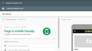 mobile-friendly test by google
