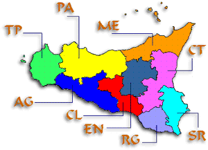 Le provincie siciliane