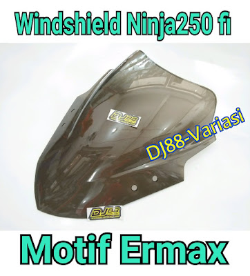 windshield smoke model ermax visor ninja 250 fi