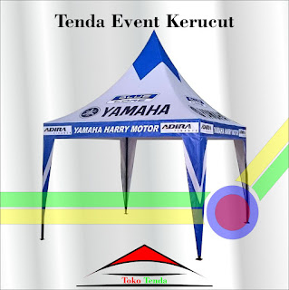 Tenda Kerucut Printing merupakan Tenda Promosi ataupun Tenda Standar Event yang banyak diminati sebagai media promosi bisnis, usaha maupun keperluan perusahaan.