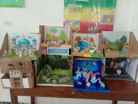 Kreativitas Tanpa Batas, Siswa MI Miftahul Akhlaqiyah Buat Diorama Beragam Tema