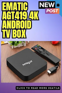 Ematic AGT419 4K Android TV Box