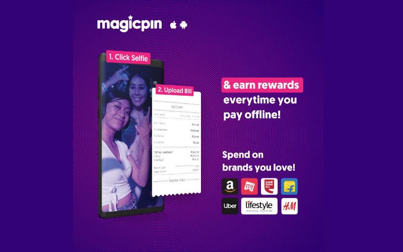 Magicpin App Loot - Upload Your Local Shopping Bills and Earn Free Cashback Magicpin Cashback Offer Free Amazon Bookmyshow and Other Branded Vouchers