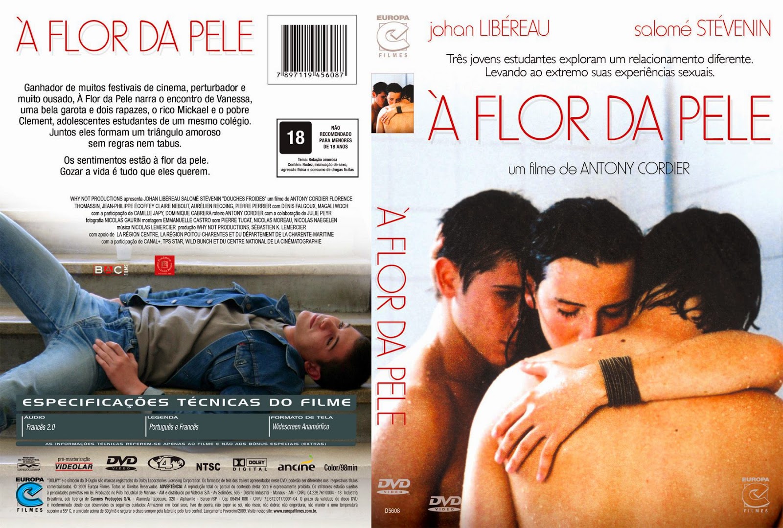 Capa DVD À Flor Da Pele