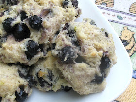 blueberry drop biscuits