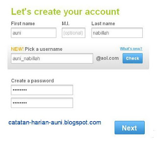 Membuat Email di Aol