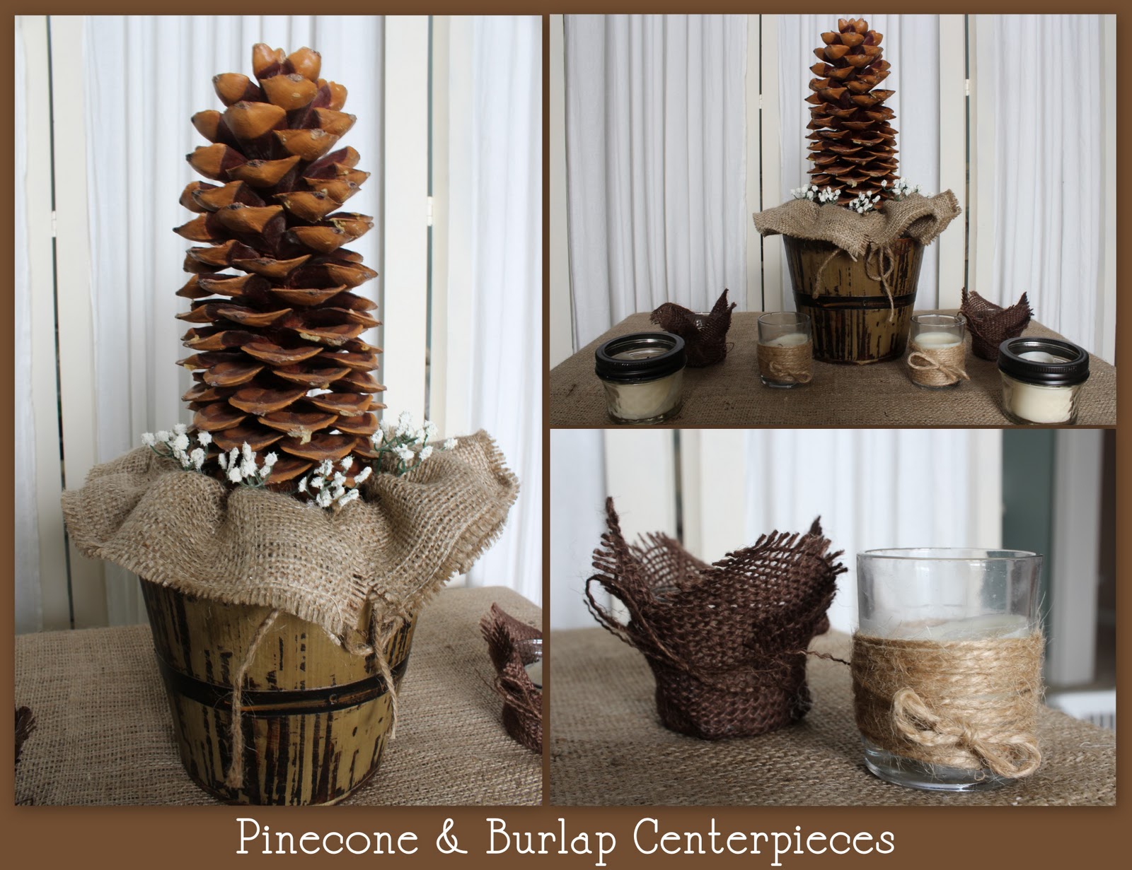 Rustic Wedding Centerpieces For Sale 8