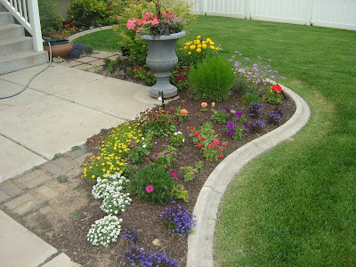 Site Blogspot  Flower Garden Designs Pictures on The Garden Geek  Front Flower Beds Planted And Ready