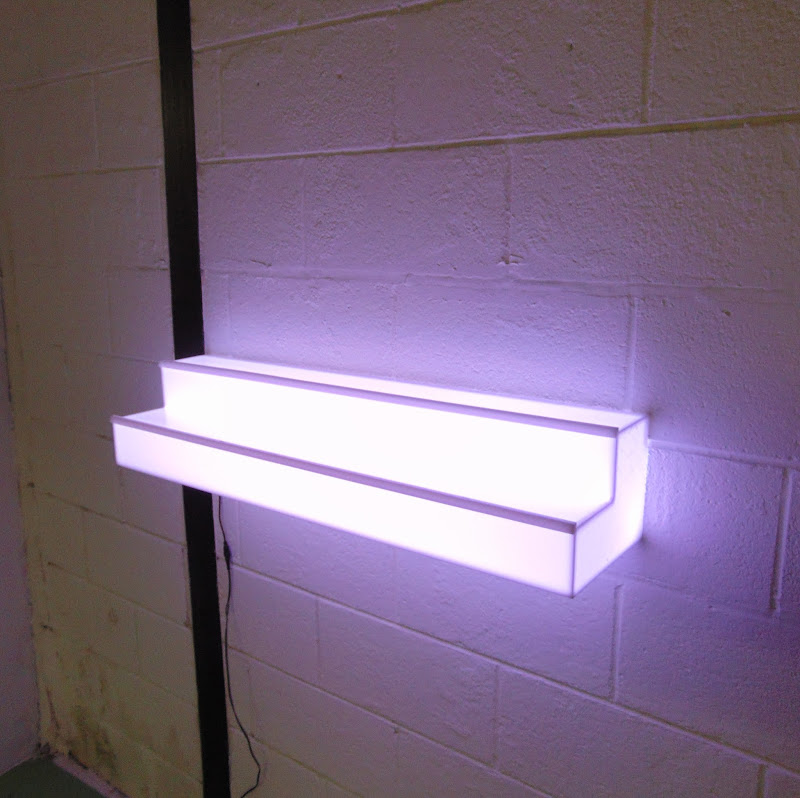 Light-Up Floating Wall Shelf