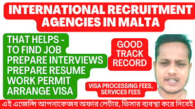 Trusted International Recruitment Agencies in Malta that helps finding a job to Malta work permit visa