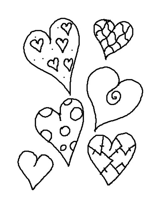 Best Free Valentine’s Day Hearts Coloring Pages