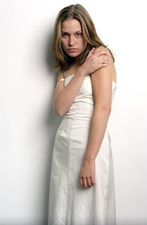 Piper Perabo Photoshoots in Long White Dress