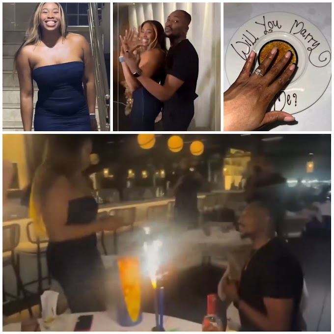 BBNaija Star, Sir Dee Proposes To His Woman [VIDEO]
