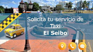 servicio de taxi y paisaje caracteristico en El Seibo