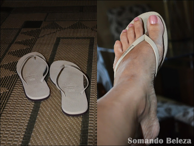 Somando Beleza, Havaianas com correias em couro, Niterói, Plzza Shopping