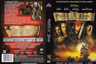 PIRATAS DO CARIBE 1 CAPA DE DVD