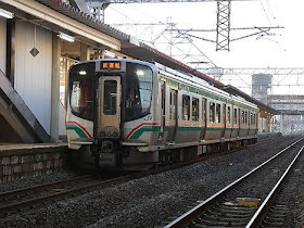 東北本線　郡山駅でE721系の試運転を目撃！