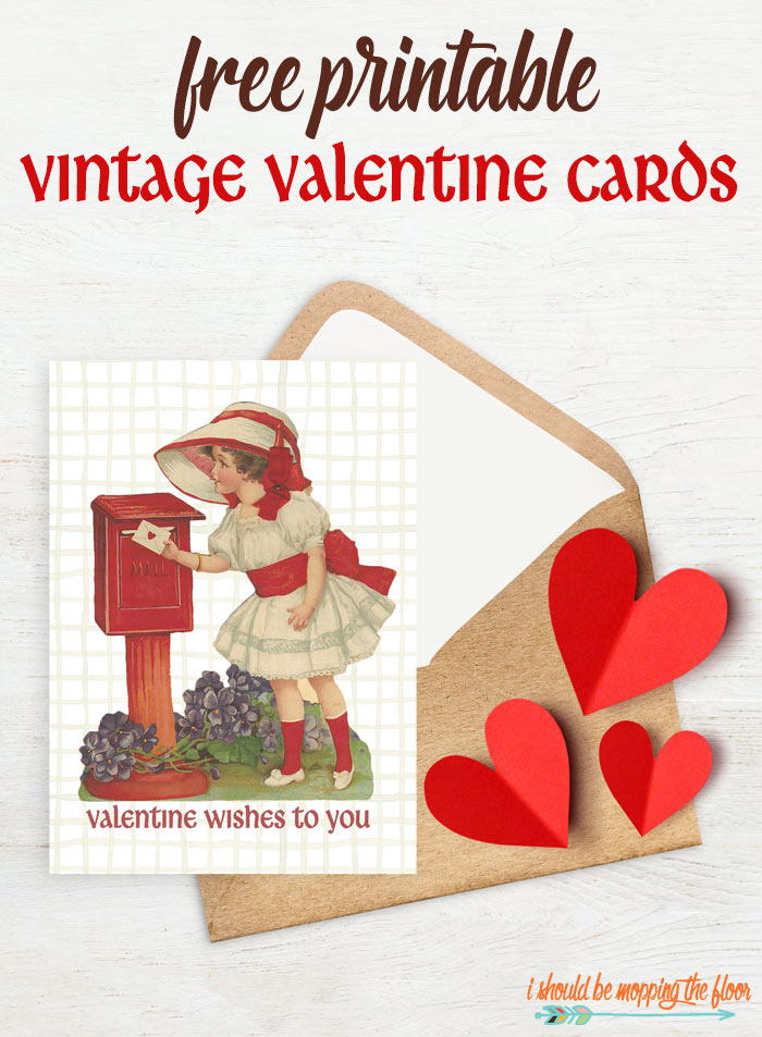 INSTANT DOWNLOAD, Vintage Valentine Cards, Valentine Labels