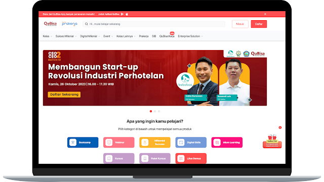 Program upskill untuk karyawan di QuBisa