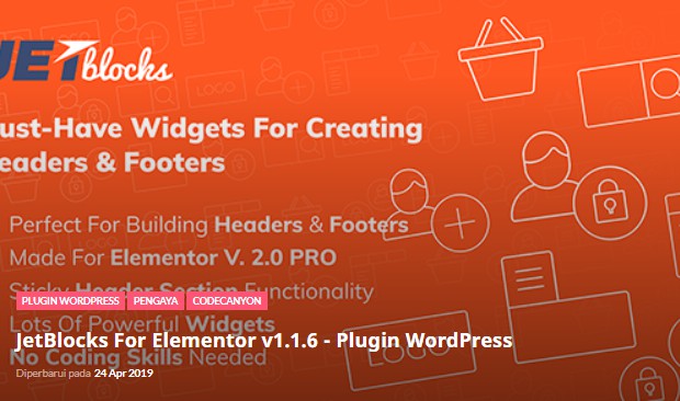 Download Gratis JetBlocks v1.1.6 WordPress Plugin