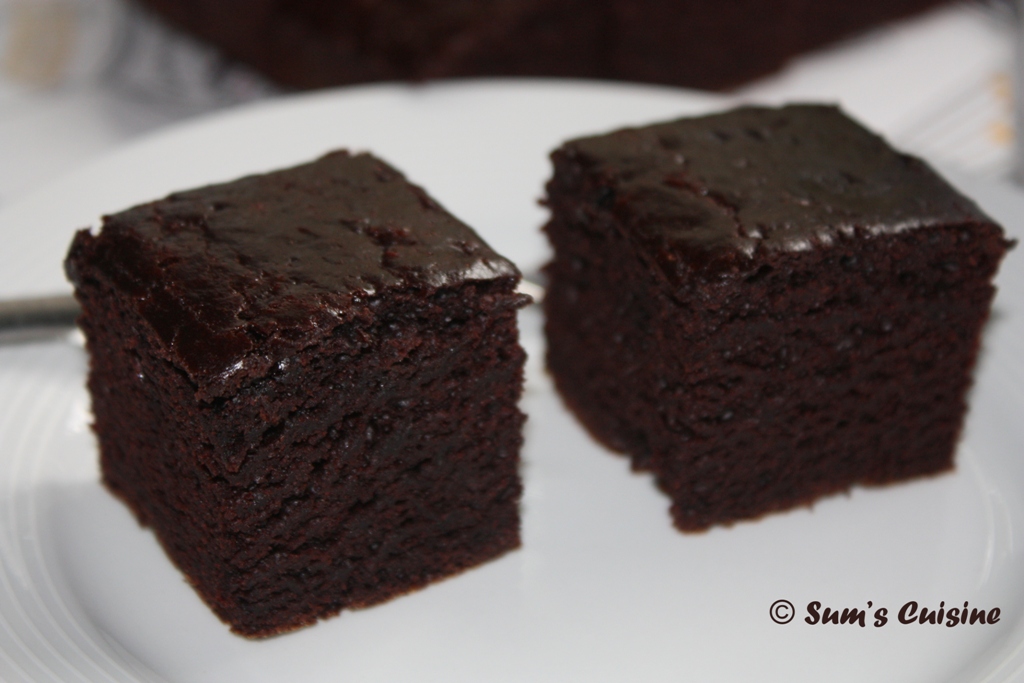 Sum's Cuisine: Eggless Cocoa Brownies