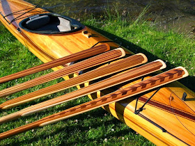 Greenland Paddles & Wood Strip Kayak