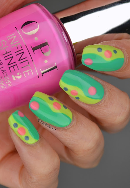 OPI Summer Make the Rules Brights Nail Art