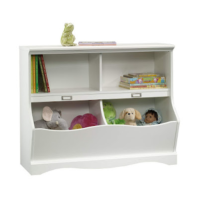 Soft White Finish Bookcase