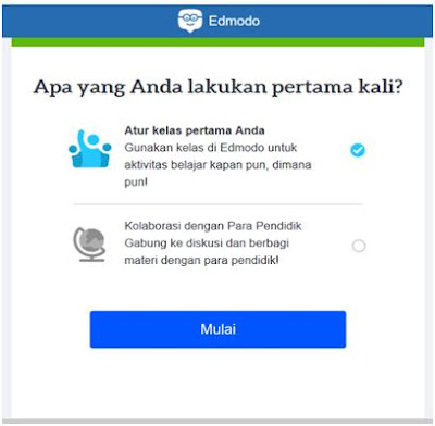 Kelas maya dengan edmodo