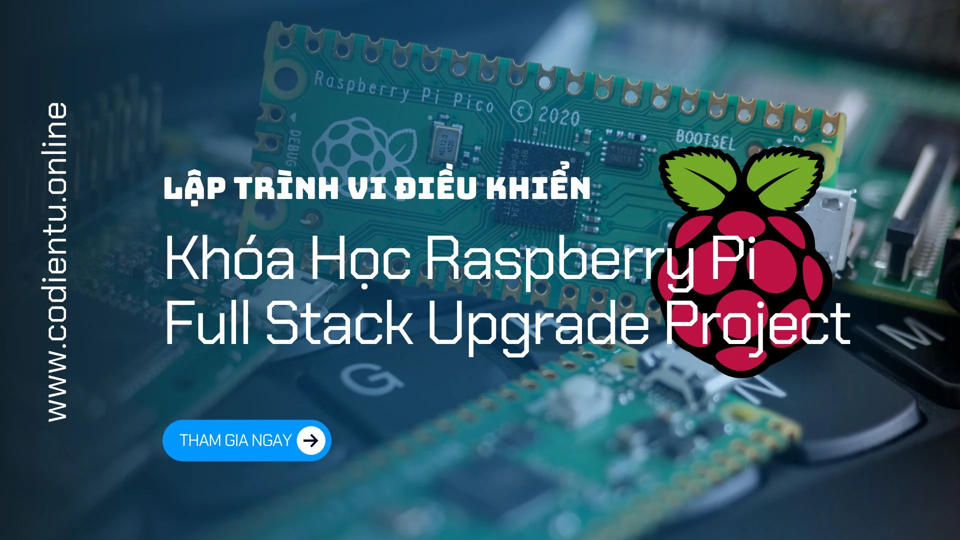 Khóa Học Raspberry Pi Full Stack Upgrade Project [Mã 7645 A]